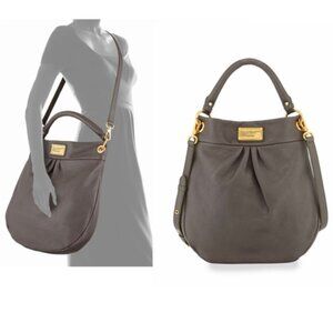 MARC BY MARC JACOBS Q HILLIER TAN LEATHER CONVERTIBLE HANDBAG